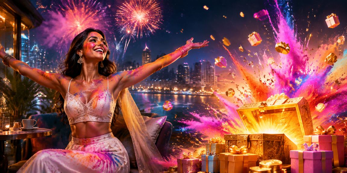 Celebrate Holi with exclusive bonuses